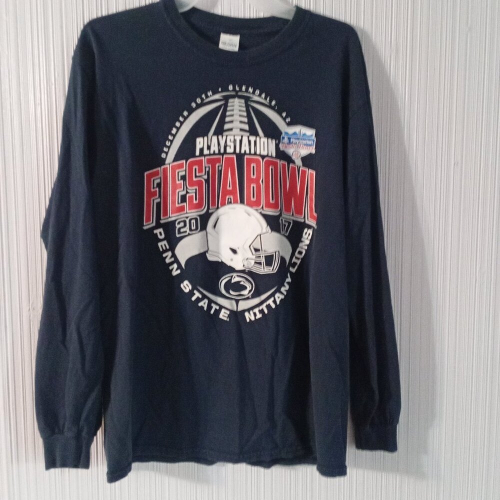 2017 Penn State PlayStation Fiesta Bowl Blue Long Sleeve T-shirt by Gildan